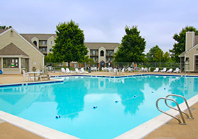 large community swimming pool